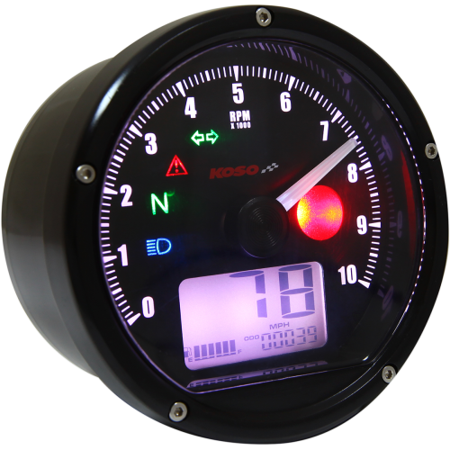 PartzBiz HD: 4413281-Purchase Koso T and T Tachometer Black Face Gauges For Your Harley-Davidson ATV Scooter From Your Aftermarket Parts & AccessoriesSuperstore Eastern Performance Cycles