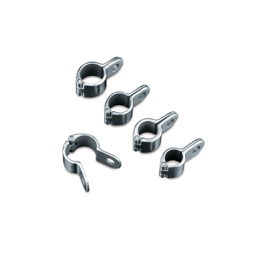 PartzBiz HD: 4413256-Kuryakyn 1002 Chrome 1" Magnum Quick Clamps Pair Harley & Metric