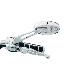 PartzBiz HD KA1431 - Kuryakyn 1431 Chrome Turn Signal Handlebar Mirrors w/ Flat Glass Harley & Metric PartzBiz HD KA1431 - Kuryakyn 1431 Chrome Turn Signal Handlebar Mirrors w/ Flat Glass Harley & Metric