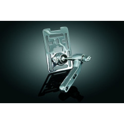 PartzBiz HD KA1682 - Kuryakyn 1682 Chrome Premium XL Perch Tech-Connect อุปกรณ์เสริม Mount Harley & Metric