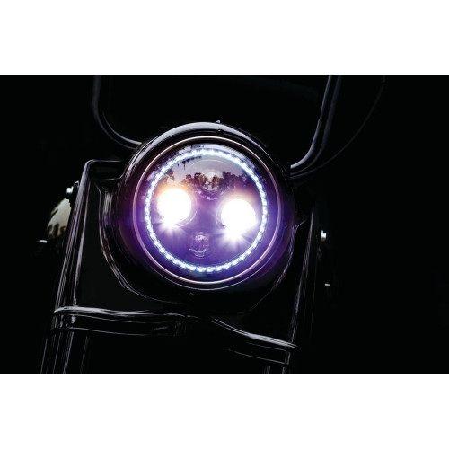 PartzBiz HD: 4413221-Kuryakyn 2478 Black Orbit Prism+ 7” L.E.D. Headlight w/ Bluetooth Controller HDHarley Indian softail dyna vrod scout octane victory sportster PartzBiz HD: 4413221-Kuryakyn 2478 Black Orbit Prism+ 7” L.E.D. Headlight w/ Bluetooth Controller HDHarley Indian softail dyna vrod scout octane victory sportster