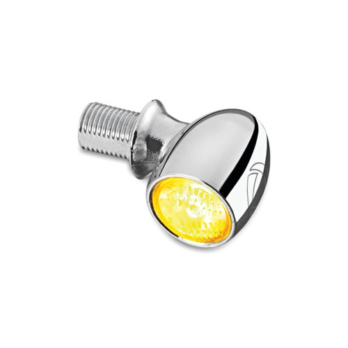 PartzBiz HD: 4413226-Kuryakyn 2521 Chrome Kellermann Bullett Atto Amber LED Signal Light Front Rear 2521 481890 PartzBiz HD: 4413226-Kuryakyn 2521 Chrome Kellermann Bullett Atto Amber LED Signal Light Front Rear 2521 481890