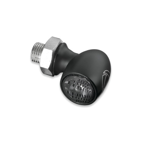 PartzBiz HD: 4413231-Kuryakyn 2526 Satin Black Kellermann Bullett Atto WL Dark/White LED Run Brake Light 481895