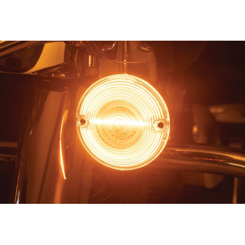 PartzBiz HD: 4413179-Kuryakyn 2935 LuminEZ LED Front Turn Signal Inserts 1157 Amber/Amber 3-1/4” Flat PartzBiz HD: 4413179-Kuryakyn 2935 LuminEZ LED Front Turn Signal Inserts 1157 Amber/Amber 3-1/4” Flat
