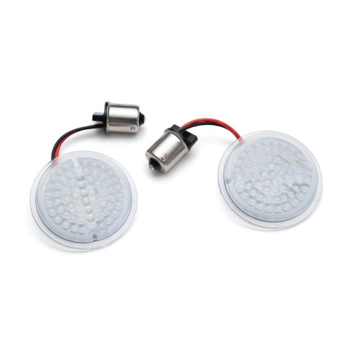 PartzBiz HD: 4413183-Kuryakyn 2939 LuminEZ LED Rear Turn Signal Insert 1156 Red Bullet Style Harley PartzBiz HD: 4413183-Kuryakyn 2939 LuminEZ LED Rear Turn Signal Insert 1156 Red Bullet Style Harley