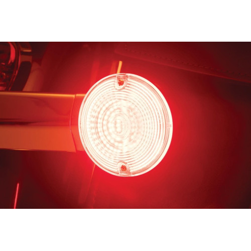 PartzBiz HD: 4413184-Kuryakyn 2940 LuminEZ LED Rear Turn Signal Insert 1156 Red Flat Style Harley PartzBiz HD: 4413184-Kuryakyn 2940 LuminEZ LED Rear Turn Signal Insert 1156 Red Flat Style Harley