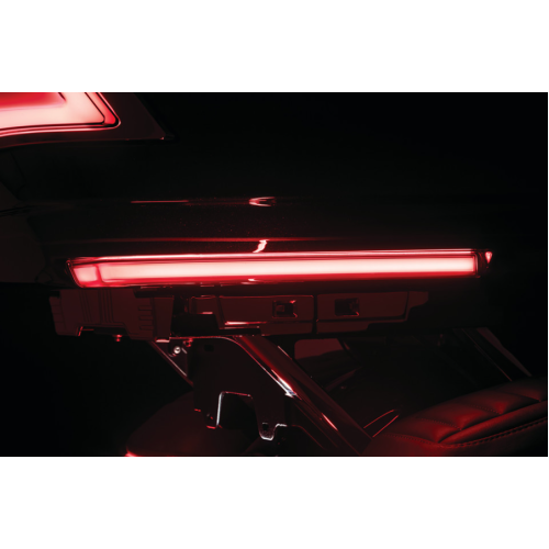 PartzBiz HD: 4413187-Kuryakyn 2943 Tour-Pak Side LED Lights Tracer Red Lens Harley Tour Pak 14-Up