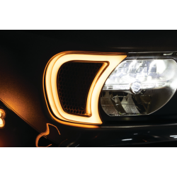PartzBiz HD KA2947 - Kuryakyn 2947 Tracer Headlight Vent LED Accents Smoke Lens Harley Road Glide 15-Up PartzBiz HD KA2947 - Kuryakyn 2947 Tracer Headlight Vent LED Accents Smoke Lens Harley Road Glide 15-Up
