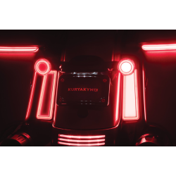 PartzBiz HD KA2953 - Kuryakyn 2953 Tracer Panel LED Lights Smoke Lens Harley FLHR/X FLTR 14-Up PartzBiz HD KA2953 - Kuryakyn 2953 Tracer Panel LED Lights Smoke Lens Harley FLHR/X FLTR 14-Up