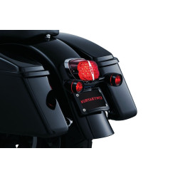 PartzBiz HD KA3143 - Kuryakyn 3143 Curved Black License Plate Frame Harley w/ KA Turn Signal Bar PartzBiz HD KA3143 - Kuryakyn 3143 Curved Black License Plate Frame Harley w/ KA Turn Signal Bar
