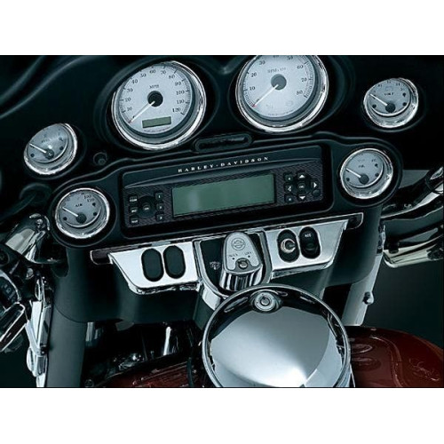 PartzBiz HD: 4413112-Kuryakyn 3783 Chrome Fairing Switch Panel Accent for Harley FLH/X '96-'13 PartzBiz HD: 4413112-Kuryakyn 3783 Chrome Fairing Switch Panel Accent for Harley FLH/X '96-'13