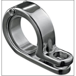 PartzBiz HD KA4024 - Kuryakyn 4024 Chrome Universal P-Clamp สำหรับท่อ 1-1/8 ”/1-1/4 ” - ขายแต่ละอัน