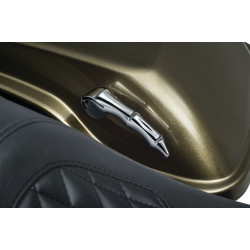 PartzBiz HD KA5190 - Kuryakyn 5190 Chrome Zombie Saddlebag One Touch Lid Lifters Levers Touring