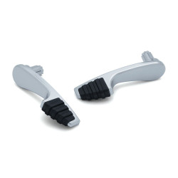PartzBiz HD KA5192 - Kuryakyn 5192 Chrome Quick Draw Saddlebag One Touch Lid Lifters Levers Touring