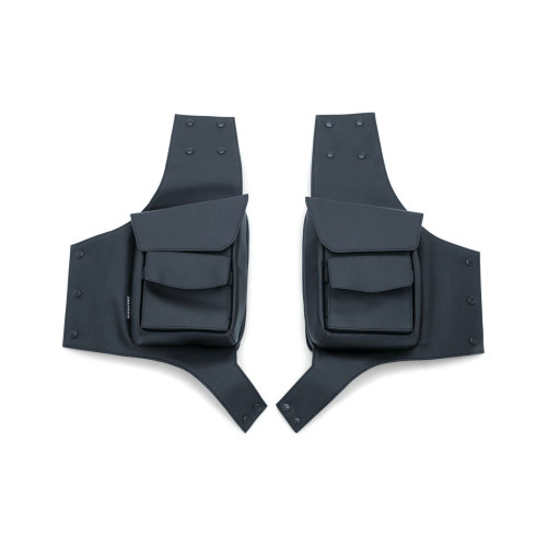 PartzBiz HD: 4413052-Kuryakyn 5289 Touring Pair Saddlebag Guard Pouches Luggage Harley 93-18