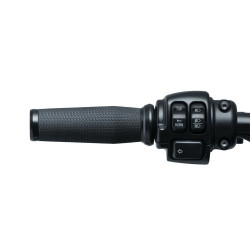PartzBiz HD KA5941 - Kuryakyn 5941 ปลอกแฮนด์สีดำเงา Harley Dual Cable Throttle 84-19