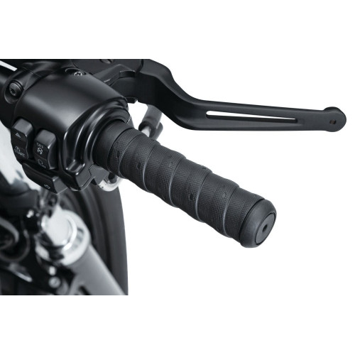 PartzBiz HD: 4412927-Kuryakyn 6590 Classic Wrap Grips 1" Black Old School Universal