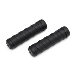 PartzBiz HD KA6592 - Kuryakyn 6592 Classic Wrap Grips 7/8 ” สีดำ Old School Universal
