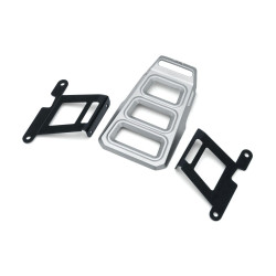 PartzBiz HD KA6664 - Kuryakyn 6664 Silver Dillinger Luggage Rack 04-19 Harley Sportster XL Models 485140