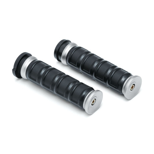 PartzBiz HD: 4412908-Kuryakyn 6674 Silver Dillinger Grips Harley Models w/ Throttle by Wire 08-Up softail electra road street glide 0630-2592 06302592 485209 PartzBiz HD: 4412908-Kuryakyn 6674 Silver Dillinger Grips Harley Models w/ Throttle by Wire 08-Up softail electra road street glide 0630-2592 06302592 485209