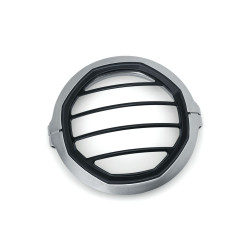 PartzBiz HD KA6687 - Kuryakyn 6687 Silver Dillinger 5-3/4" 5.75" Headlight Trim Ring Harley XL Dyna Sportster Sporty FXD FXLR FXST FLST Softail 2001-1838 20011838 485615