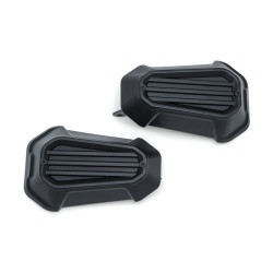 PartzBiz HD KA6709 - Kuryakyn 6709 ซาตินสีดำ Dillinger Handguards Hand Guards 04-19 Harley Sportster XL Sporty 0635-1580 06351580 485106