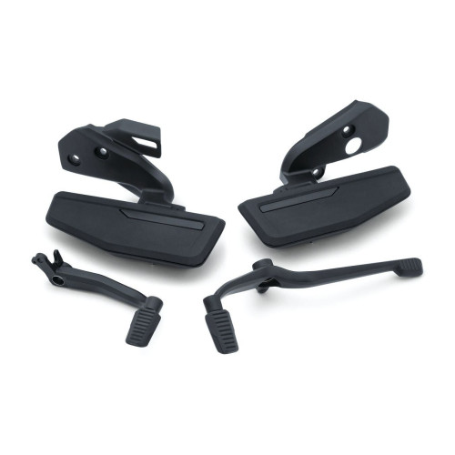 PartzBiz HD: 4412881-Kuryakyn 6753 Omni Driver Floorboard Kit Black Honda Gold Wing Man Trans 18-20