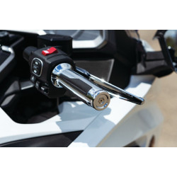 PartzBiz HD KA6764 - Kuryakyn 6765 ปลอกแฮนด์ Omni สีดำ Honda Gold Wing GL1800 18-Up 0630-2627 06302627 485183 เหมาะสำหรับทัวร์ริ่ง