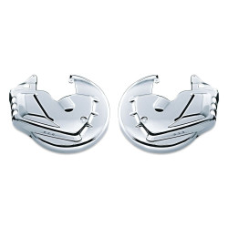 PartzBiz HD KA7450 - Kuryakyn 7450 Chrome Rotor Covers Honda Gold Wing 01-17 GL1800 & 13-16 F6B 497017
