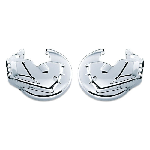 PartzBiz HD: 4412836-Kuryakyn 7450 Chrome Rotor Covers Honda Gold Wing 01-17 GL1800 & 13-16 F6B 497017