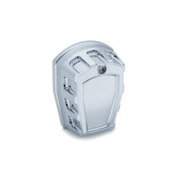 PartzBiz HD KA7474 - Kuryakyn 7474 Chrome Maverick Horn Cover 95-18 Harley พร้อม Cowbell และ Waterfall Horn 411704
