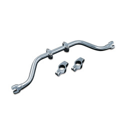 PartzBiz HD KA7502 - Kuryakyn 7502 Chrome Adjustable Mustache Bar Frame Harley Softail Yamaha Raider