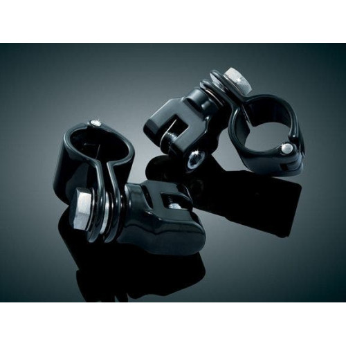 PartzBiz HD: 4412848-Kuryakyn 7572 Gloss Black Peg Mounts w/ 1-1/4" Magnum Quick Clamps & Clevis Harley PartzBiz HD: 4412848-Kuryakyn 7572 Gloss Black Peg Mounts w/ 1-1/4" Magnum Quick Clamps & Clevis Harley