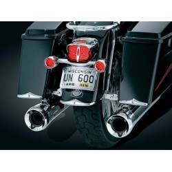 PartzBiz HD KA8640 - Kuryakyn 8640 Chrome Rear Fender Accent Bezel Trim Harley 04-08 FLH/FLT PartzBiz HD KA8640 - Kuryakyn 8640 Chrome Rear Fender Accent Bezel Trim Harley 04-08 FLH/FLT