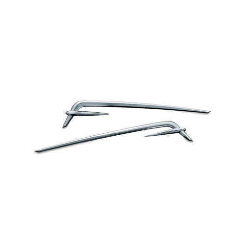 PartzBiz HD: 4412795-Kuryakyn 8647 Chrome Tour-Pak Lid Accents for Harley Touring 80-13 PartzBiz HD: 4412795-Kuryakyn 8647 Chrome Tour-Pak Lid Accents for Harley Touring 80-13