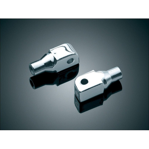 PartzBiz HD: 4412804-Kuryakyn 8812 Chrome Tapered Peg Adapters for Yamaha