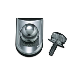 PartzBiz HD KA9035 - Kuryakyn 9035 Chrome Seat Screw & Beauty Cap Combo Kit Harley รุ่น 1/4” -20 PartzBiz HD KA9035 - Kuryakyn 9035 Chrome Seat Screw & Beauty Cap Combo Kit Harley รุ่น 1/4” -20