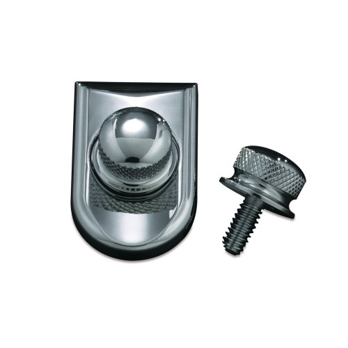PartzBiz HD: 4412781-Kuryakyn 9035 Chrome Seat Screw & Beauty Cap Combo Kit Harley Models 1/4" -20 PartzBiz HD: 4412781-Kuryakyn 9035 Chrome Seat Screw & Beauty Cap Combo Kit Harley Models 1/4" -20
