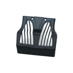 PartzBiz HD KA5663 - Kuryakyn สีดำ 5663 เฟรม Chin Fairing Scoop 14-18 รุ่นอินเดีย (ไม่รวม Scout)