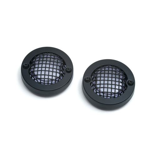 PartzBiz HD: 4412685-Kuryakyn Black Mesh Bullet Turn Signal Bezels Smoke Lens for Harley | 6545 PartzBiz HD: 4412685-Kuryakyn Black Mesh Bullet Turn Signal Bezels Smoke Lens for Harley | 6545