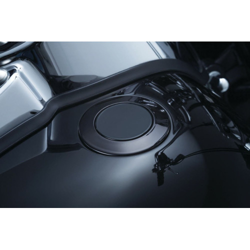 PartzBiz HD: 4412653-Kuryakyn Black Pop Up Vented Screw Type Gas Cap Harley 96-16 Softail FXD XL 7177