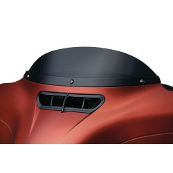 PartzBiz HD KA1389 - Kuryakyn สีดำเรียบกระจกสำหรับ Harley FLHT FLHX HD Trikes 14-16 1389