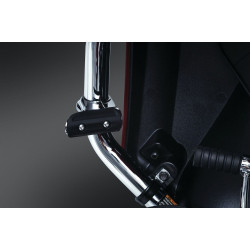 PartzBiz HD KA7633 - Kuryakyn Chrome Toe Rest Cruise Pegs สำหรับ Victory Indian & Univ 1-1/4” Bars คู่ | 7615