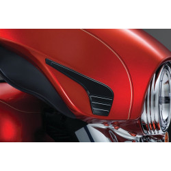 PartzBiz HD KA6972 - Kuryakyn Gloos Black Tri-Line Fairing Accents for 14-15 Harley Touring & Trike 6972