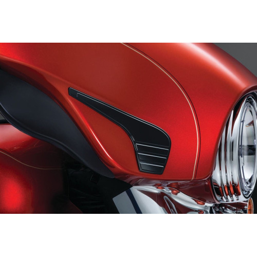 PartzBiz HD: 4412639-Kuryakyn Gloos Black Tri-Line Fairing Accents for 14-15 Harley Touring & Trike 6972 PartzBiz HD: 4412639-Kuryakyn Gloos Black Tri-Line Fairing Accents for 14-15 Harley Touring & Trike 6972
