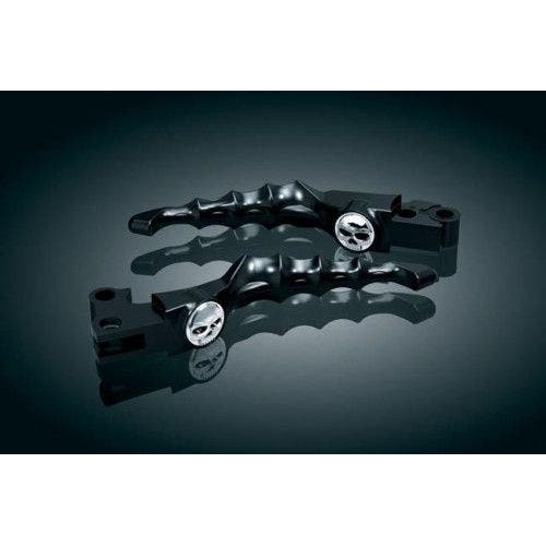 PartzBiz HD: 4412613-Kuryakyn Black Zombie Brake Clutch Levers Harley Models Cable Clutch 96-15 | 1090
