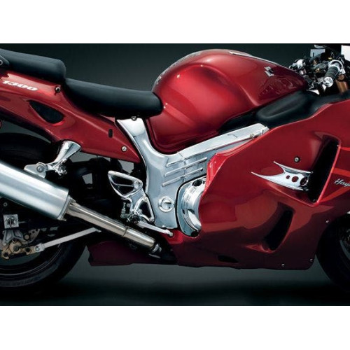 PartzBiz HD: 4412615-Kuryakyn Chrome Boomerang Frame Cover for Suzuki Hayabusa | 8911 PartzBiz HD: 4412615-Kuryakyn Chrome Boomerang Frame Cover for Suzuki Hayabusa | 8911