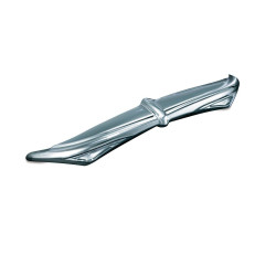 PartzBiz HD KA7796 - Kuryakyn 7796 Chrome Bat Brow Fairing Accent 96-13 Harley FLHT/X Batwing