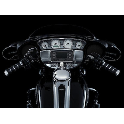 PartzBiz HD: 4412574-Kuryakyn Chrome Batwing Dash Switch Panel Accent Cover Harley 14-17 7283 PartzBiz HD: 4412574-Kuryakyn Chrome Batwing Dash Switch Panel Accent Cover Harley 14-17 7283