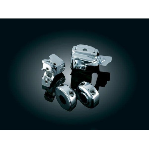PartzBiz HD: 4412542-Kuryakyn Chrome Brake & Clutch Control Dress-Up Kit for Harley Single Disc | 9126